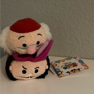 Disney Tsum Tsum Stackable Plush Set - Captain Hook & Mr. Smee